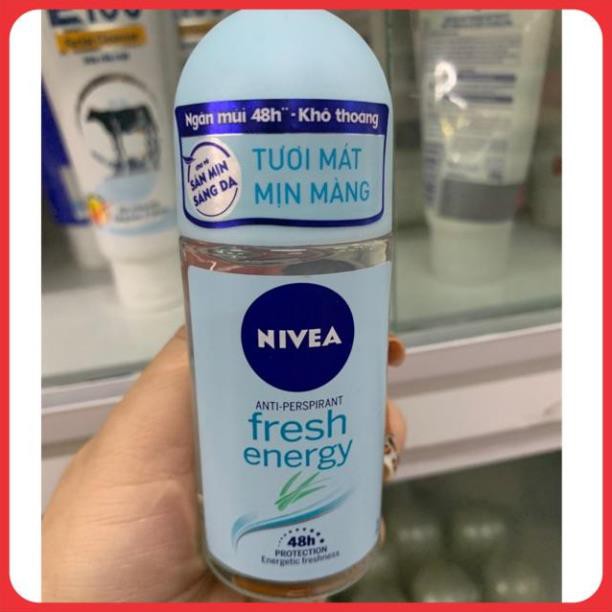 Thông tin Lăn ngăn mùi Nivea Energy Fresh Tươi mát Mịn màng chai 50ml