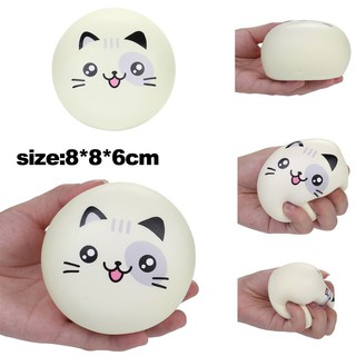 Đồ chơi thú tăng chậm hình chú mèo đáng yêu 8cm (ngẫu nhiên)  squishy