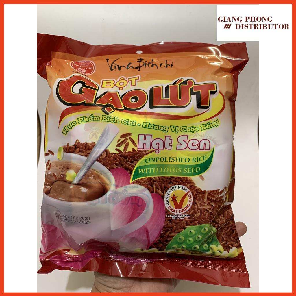 Bột gạo lứt hạt sen Bích Chi - 350gr - Unpolish Rice With Lotus Seed