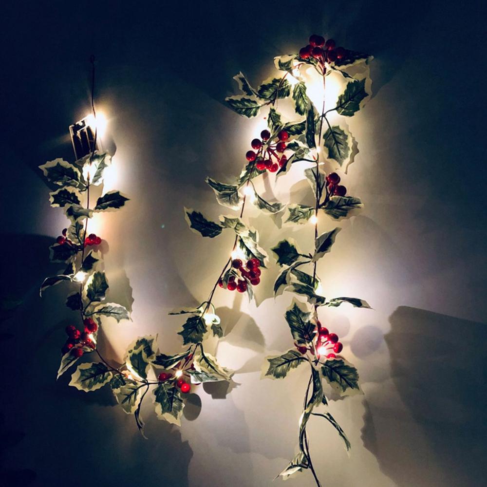 IVORY Dây Đèn Led 2m 20 Bóng Ánh Sáng Trắng Ấm Trang Trí Lễ Tạ Ơn