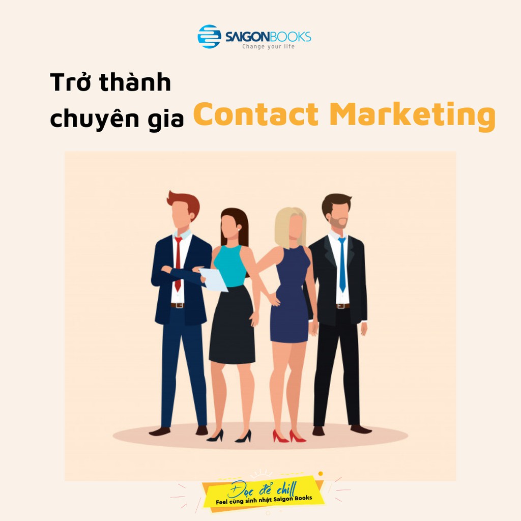 [MÃ giảm 40K]SÁCH: Contact Marketing - Nghệ thuật chinh phục khách hàng - Tác giả Stu Heinecke