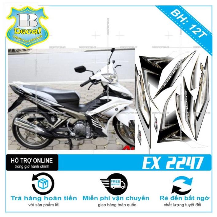 ( Quí khách vui lòng mang ra tiệm cho thợ dán ) Tem EX 2011 ZIN 2247 [Bi Decal]