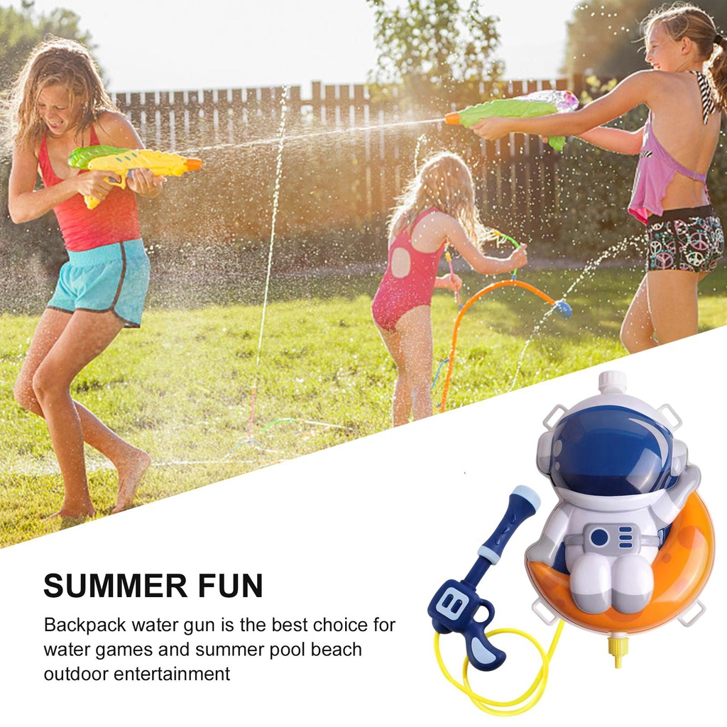 Đồ Chơi Súng Nước Có Ba Lô Và Dây Đeo Điều Chỉnh Được Thoải Mái