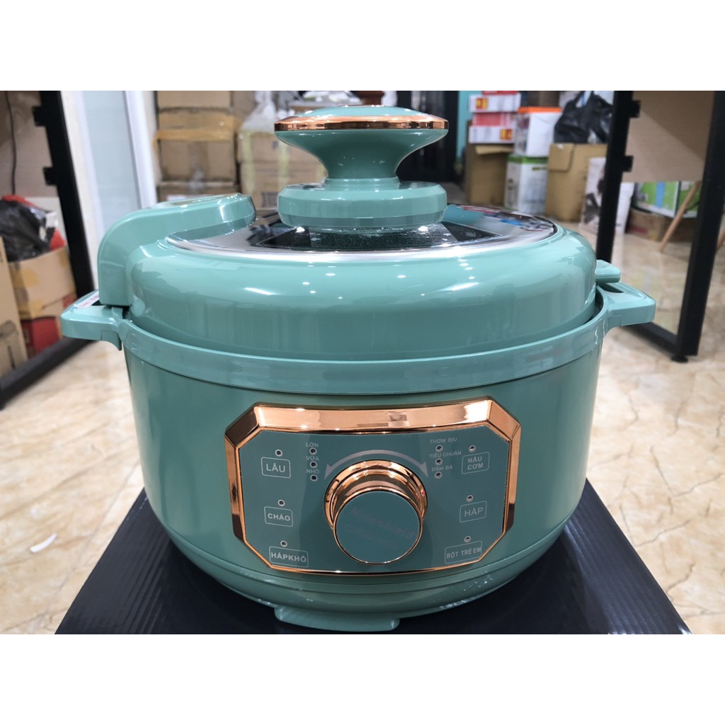 NỒI ÁP SUẤT/ NỒI HẦM ĐA DỤNG NINESHIELD KB-618 HẦM NẤU BẢO TOÀN DINH DƯỠNG