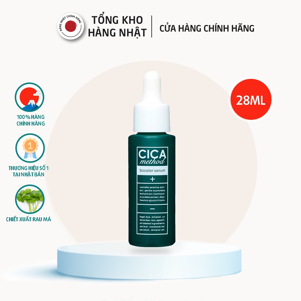 Tinh chất dưỡng ẩm, ngừa mụn và phục hồi tổn thương do mụn Cica Method Nhật Bản chứa chiết xuất rau má
