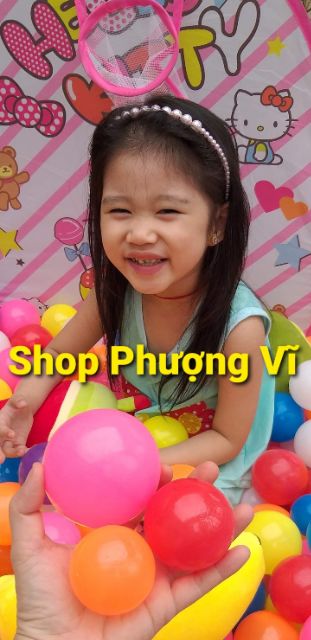 Túi 300 bóng nhựa 8cm hàng Việt Nam cao cấp