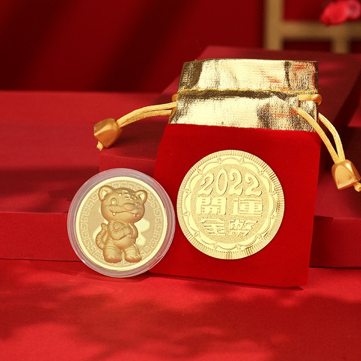 Đồng xu may mắn năm mới 2022 Làm Qùa Tặng Đàu Năm - ý Nghĩa