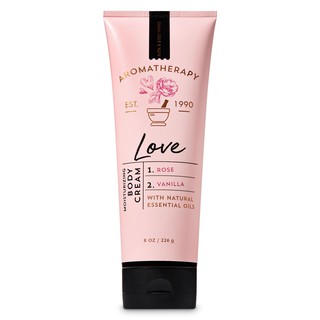 Kem dưỡng thể toàn thân thư giãn Love Rose + Vanilla - Bath And Body Works (226g)