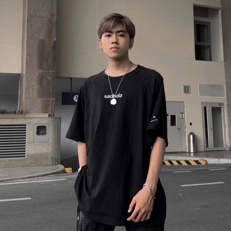 Áo thun sad boiz SIGNATURE nam nữ full tag hình thêu mặt cười unisex nam nữ