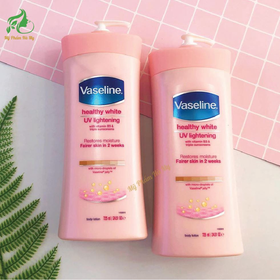 Sữa Dưỡng Thể Vaseline Healthy White UV Lightening Body 725ml - Mỹ Phẩm Hà My | BigBuy360 - bigbuy360.vn