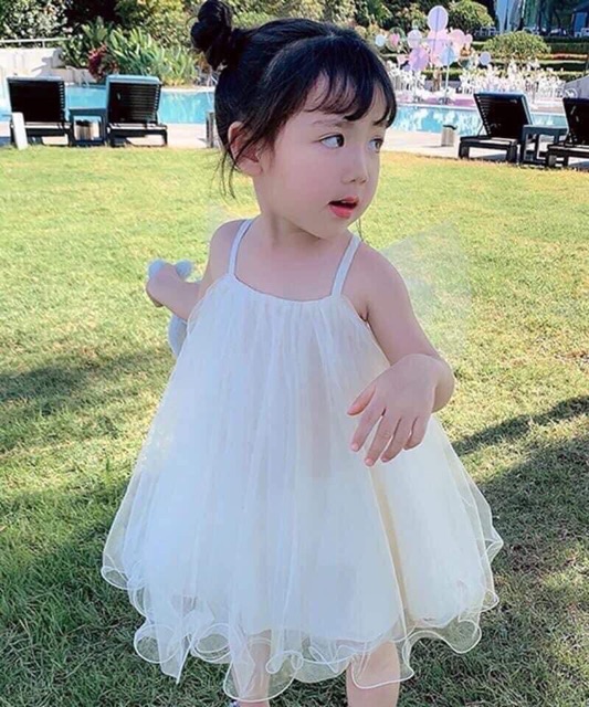 Váy Ren công chúa nơ xinh