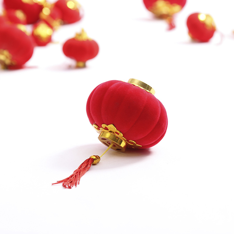 Set 30 Đèn Lồng Trang Trí Theo Phong Cách Lễ Hội Trung Hoa 3cm