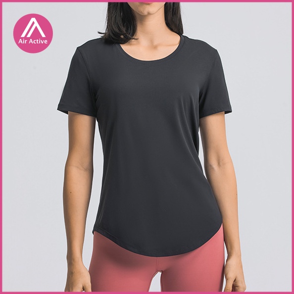 Áo thun thể thao yoga AIRACTIVE LEISURE tay ngắn nhanh khô thường ngày