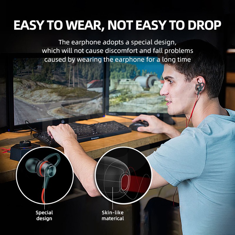 Tai nghe trùm đầu chơi game PUBG 3d chống ồn âm thanh stereo sống động giắc cắm 3.5mm