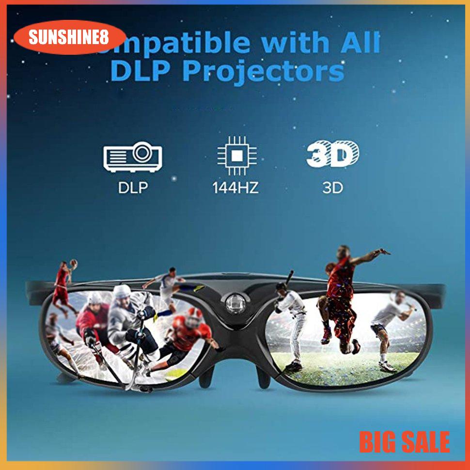 Mắt kính 3D DLP có thể sạc lại cho máy chiếu DLP 3D