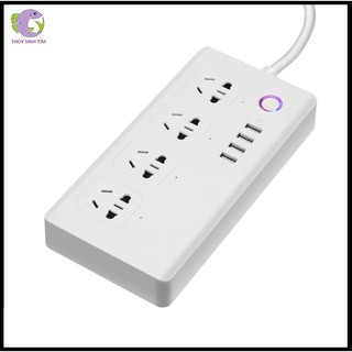 Hẹn Giờ Wifi Smart Aquarium 4 Ổ + 4 Cổng USB