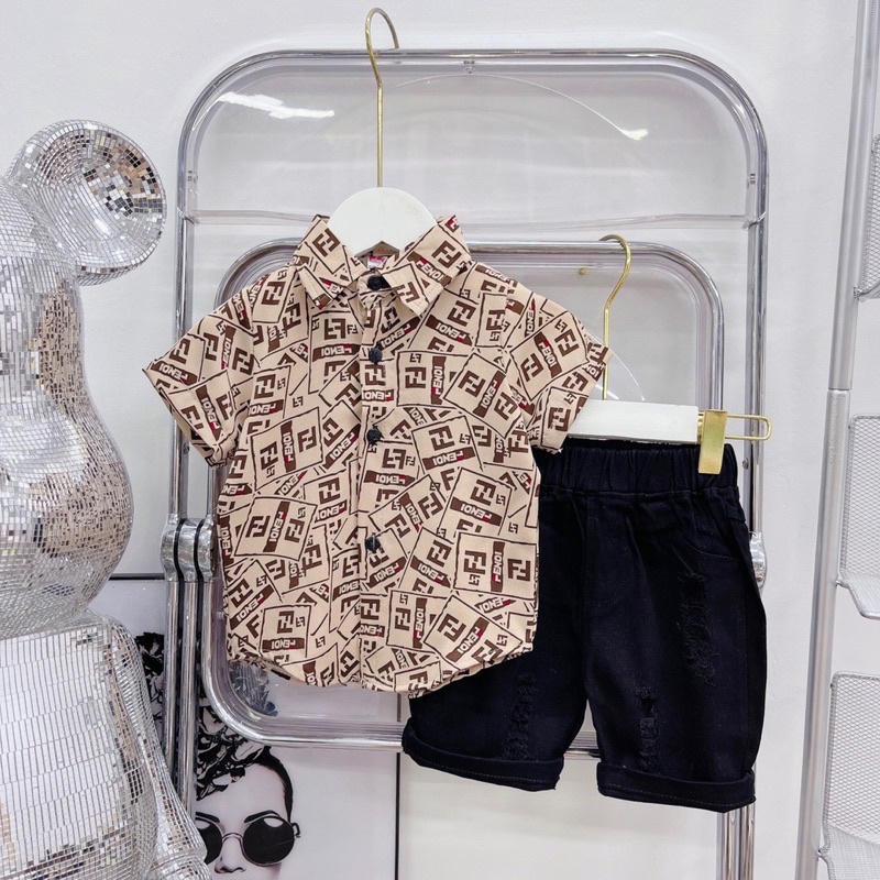 (bán sỉ) áo sơ mi lụa họa tiết siêu đẹp cho bé trai (8-23 kg)