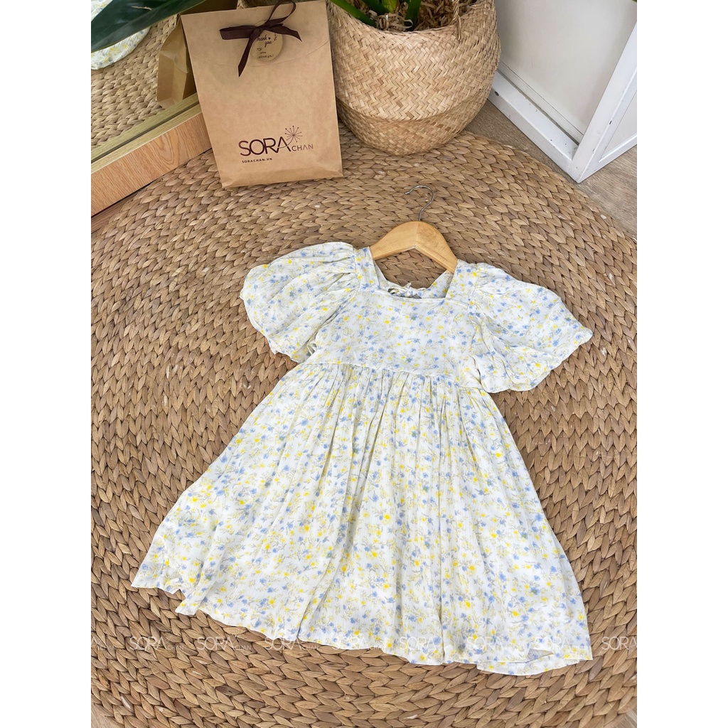 Đầm Babydoll Tay Chuông Nơ Lưng Cho Bé Gái 9kg-39kg SoraChan - M142,M143,M144,M145,M146,M147
