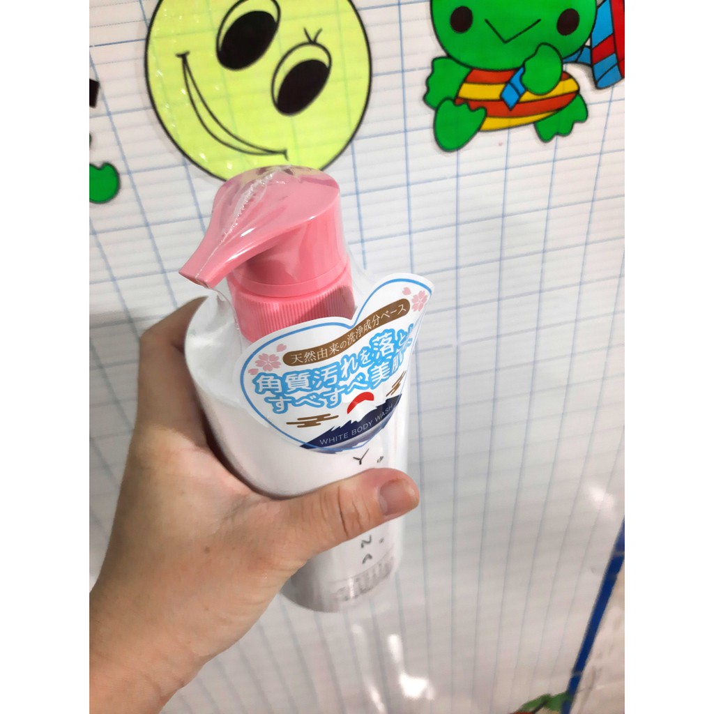 Sữa tắm YUKINA trắng da mờ thâm nám sạm màu da thiên nhiên an toàn bầu và mẹ cho con bú 500ml Nhật Bản | BigBuy360 - bigbuy360.vn