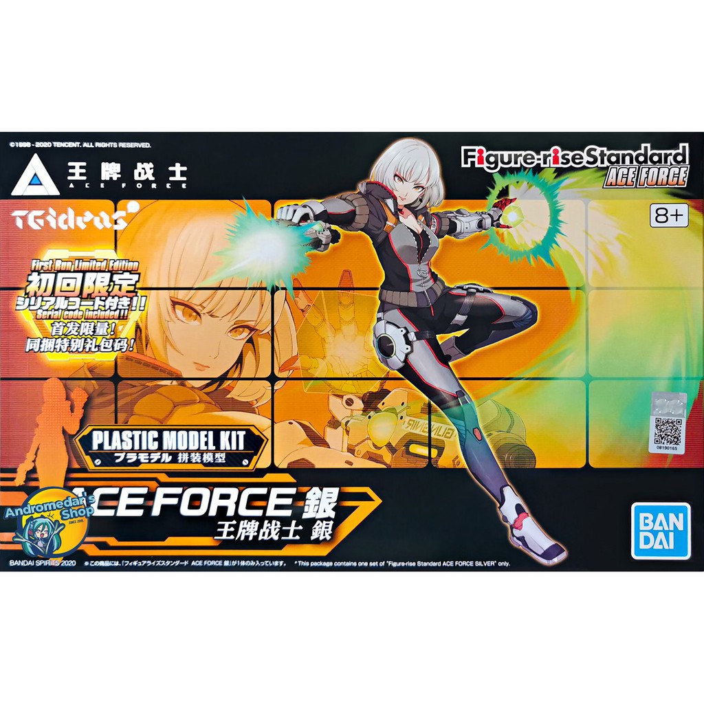 [Bandai] Mô hình lắp ráp Figure-Rise Standard 1/12 Ace Force Silver [Tencent Games x Bandai Spirit]