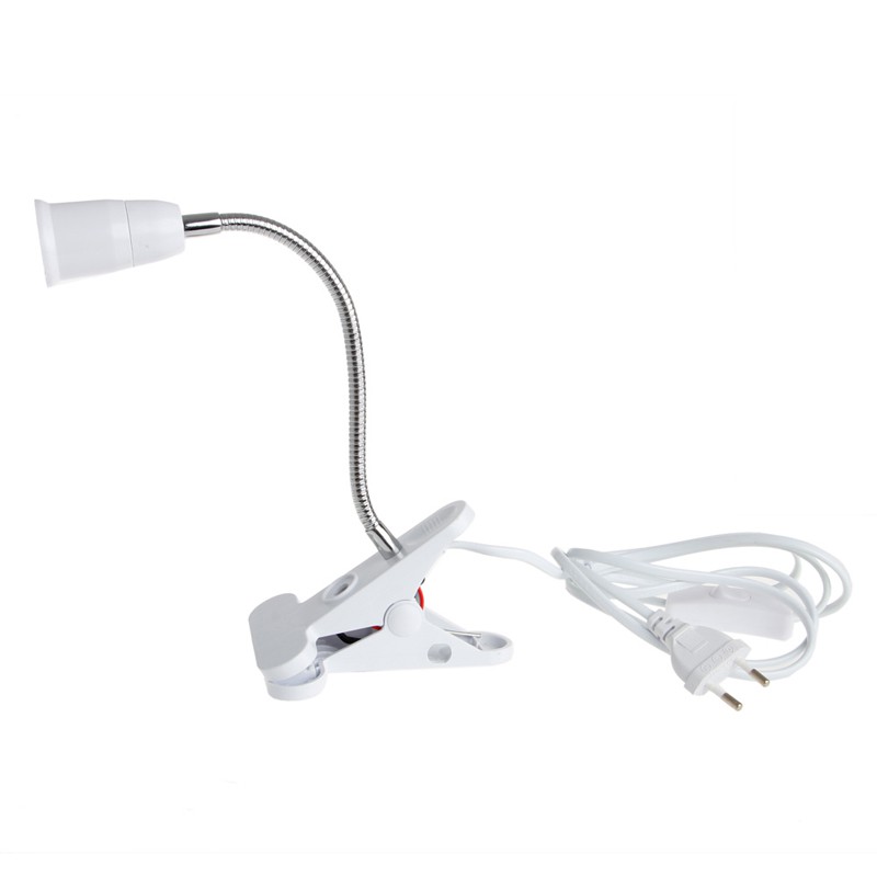 Đế gắn bóng đèn có kẹp linh hoạt AC E27 20cm