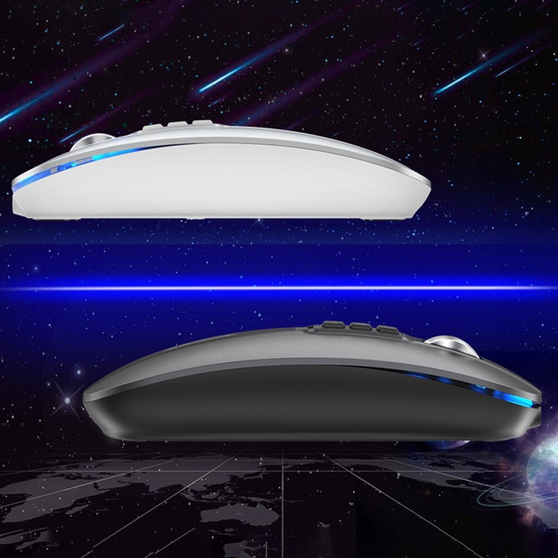 Chuột Không Dây BT 5.0 + 2.4G USB) Cho Thiết Bị Nhận USB