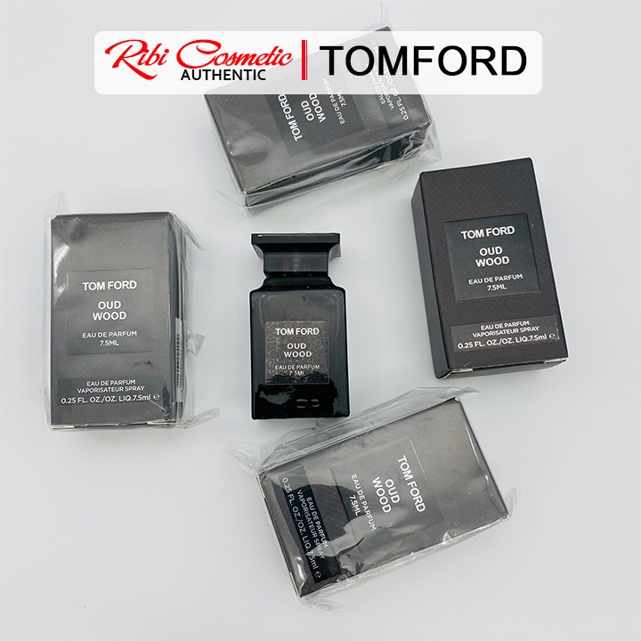 Nước hoa unisex nam nữ Tom Ford OUD Wood 7.5ml Hương Trầm .Thơm lưu hương lâu 6-8 giờ, chính hãng 100% . Ribi cosmetics.