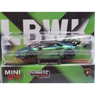 Xe Mô Hình Lamborghini Huracan LB*Works 1:64 MiniGT ( Xanh Biến Màu )