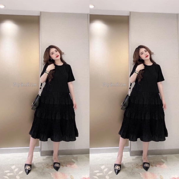 Váy bầu maxi suông rộng KE1240