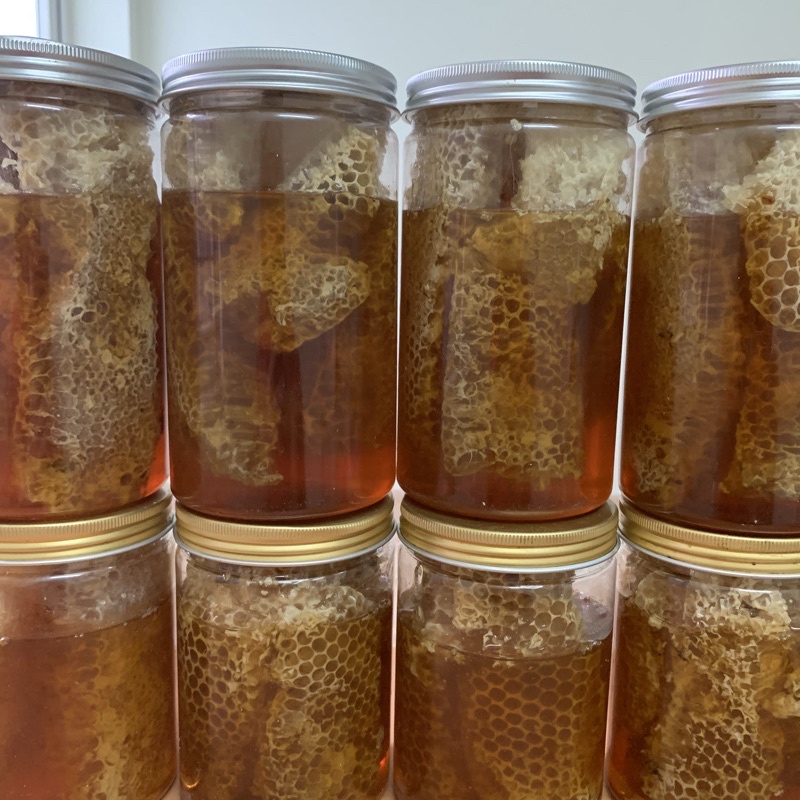 Mật ong nguyên sáp hộp 1kg chuẩn xịn