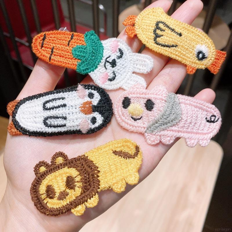 Kẹp Tóc Len Dễ Thương Cho Bé Gái