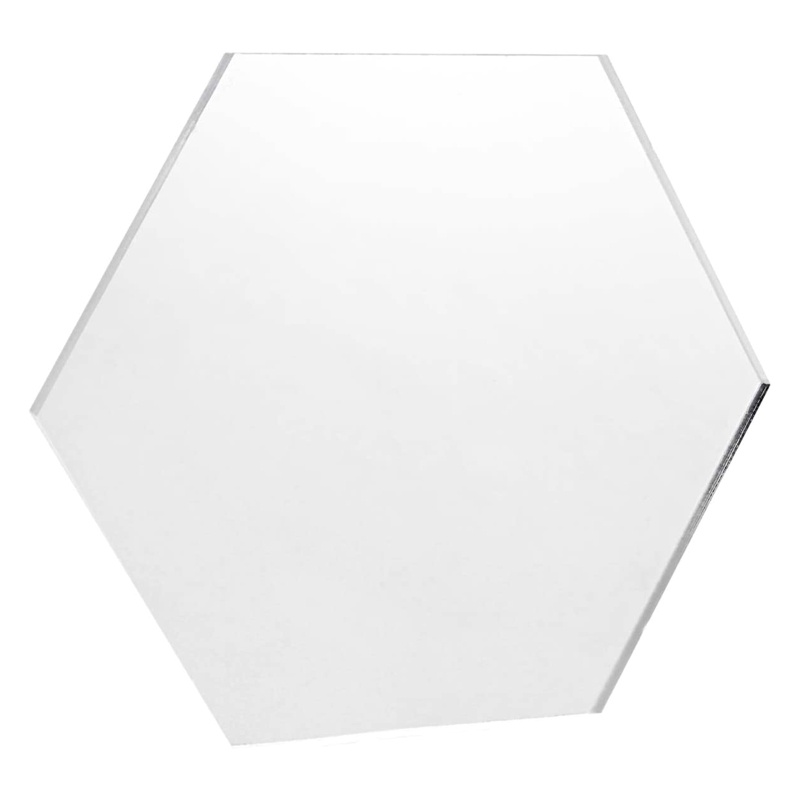 Set 20 / 50 Thẻ Tên Bằng Acrylic Trong Suốt Có Lỗ Gắn Móc Khóa