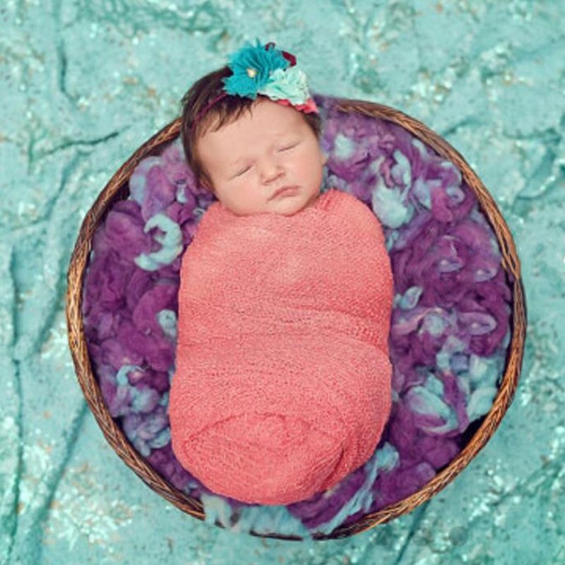 SOME Newborn Photography Background Props Wool Blend Filler Cushion Blanket Stuffer
