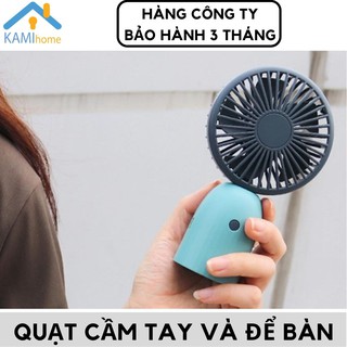 Quạt cầm tay mini để bàn làm việc Pin sạc tích điện Kami17011