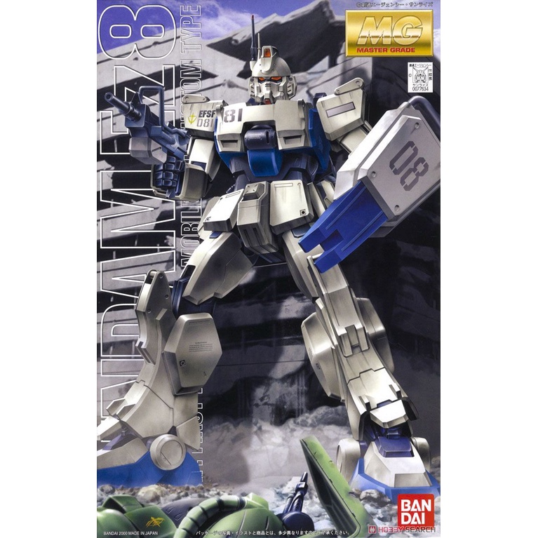 Bộ đồ chơi mô hình lắp ráp MG 1/100 RX-79G GUNDAM Ez8 Chính hãng Bandai