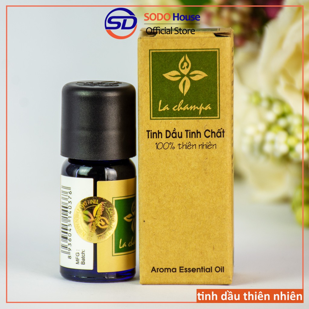 Tinh dầu thơm phòng La Champa chính hãng tinh chất thiên nhiên chọn mùi theo công dụng 10ml