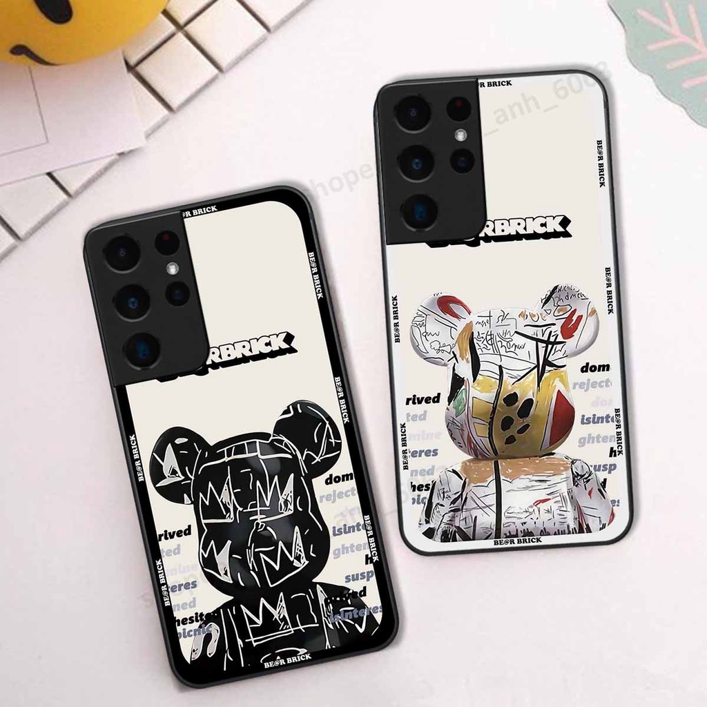 Ốp Samsung S21 Ultra be@r brick mars thời trang, ốp lưng điện thoại viền dẻo siêu chất