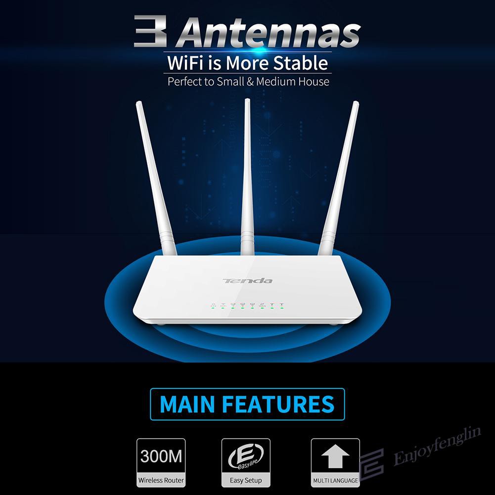 Bộ Phát Sóng Wifi Tenda F3 2.4g 300m Với 3 Ăng Ten | WebRaoVat - webraovat.net.vn