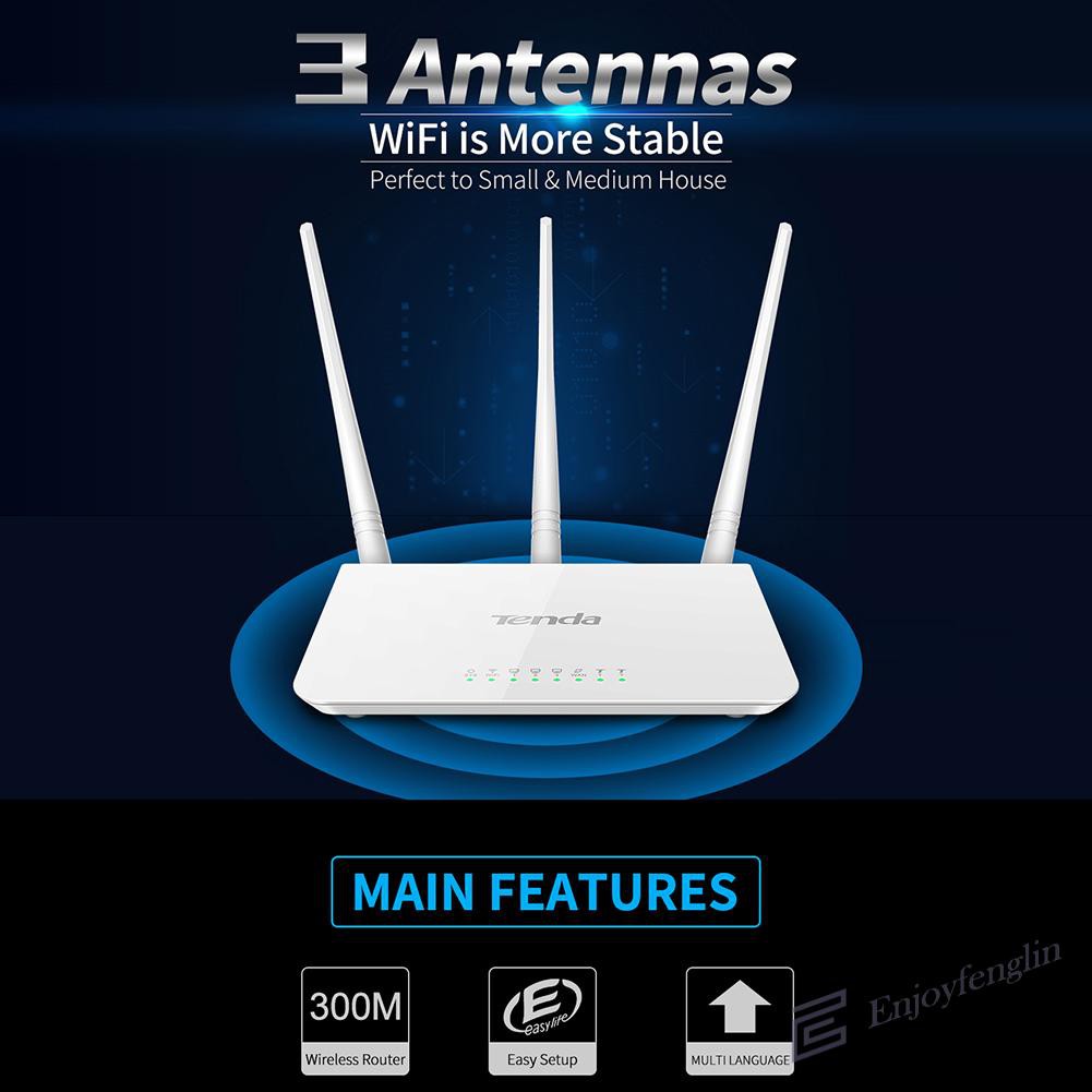 Bộ Phát Sóng Wifi Tenda F3 2.4g 300m Với 3 Ăng Ten | BigBuy360 - bigbuy360.vn