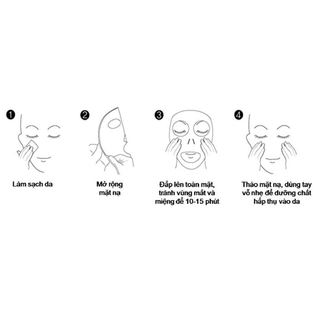 Combo 10 Mặt nạ dưỡng da tuyết 3W Clinic Fresh White Sheet Mask 23ml x 10