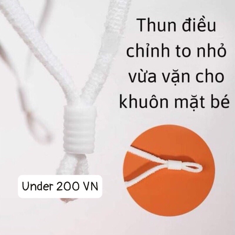 Khẩu Trang Gấu Em Bé Sơ Sinh 0-3 tuổi