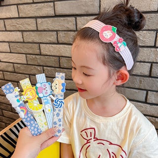 Băng đô dán vải mềm họa tiết siêu xinh cài tóc không đau tai cho bé gái và người lớn loại 3