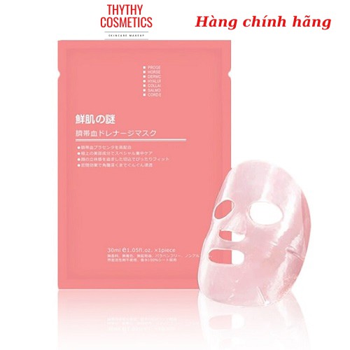 Mặt nạ tế bào gốc nhau thai cuống rốn Nhật Bản Rwine Beauty Steam Cell Placenta Mask.