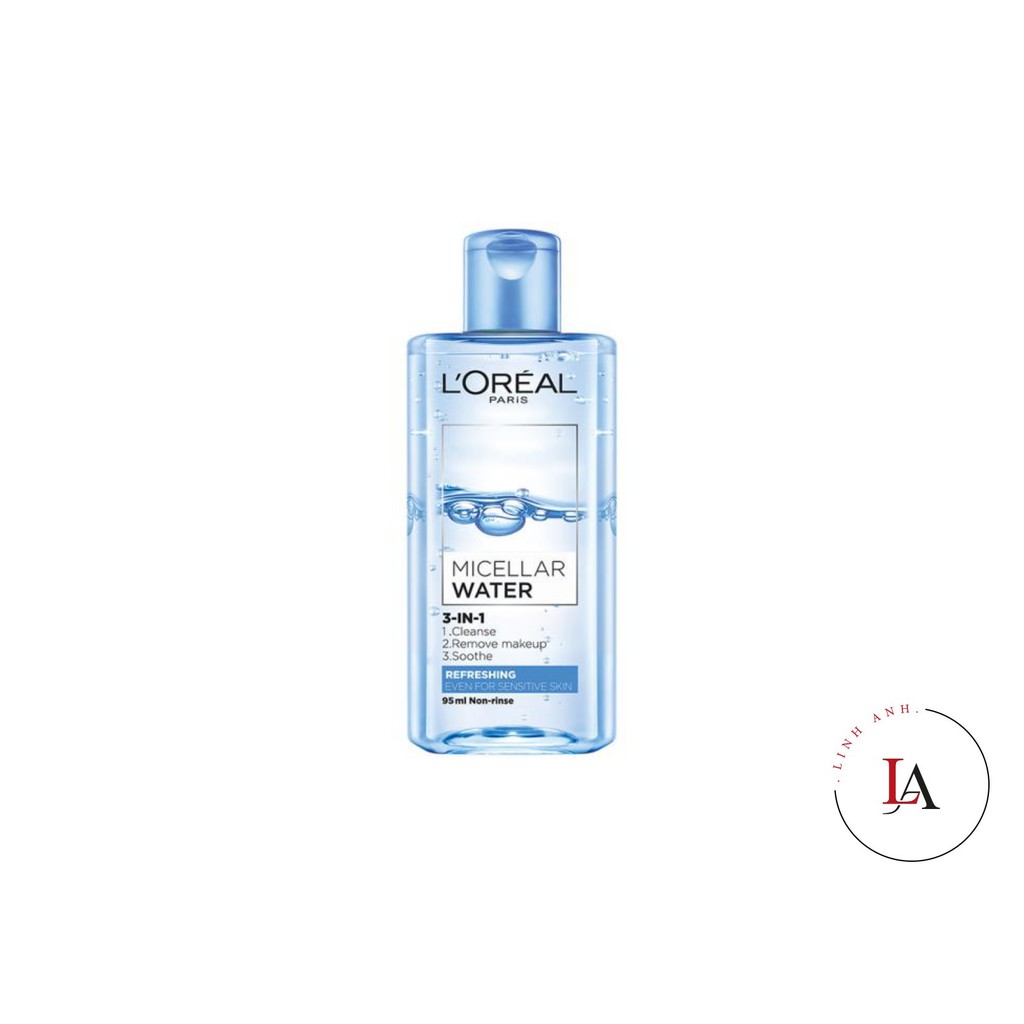 Nước tẩy trang Loreal - L'Oreal Paris 3-in-1 Micellar Water 95ml