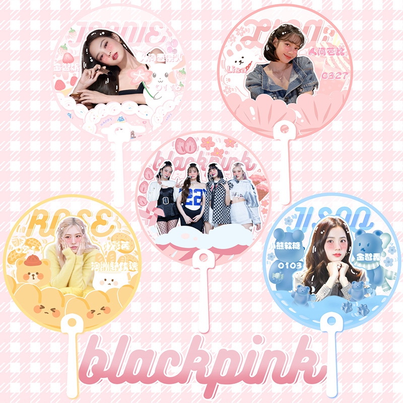 Quạt Cầm Tay In Hình Nhóm Nhạc Blackpink | BigBuy360 - bigbuy360.vn