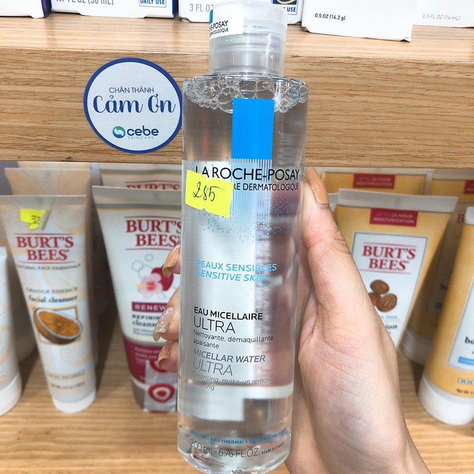 Nước tẩy trang da nhạy cảm La Roche-Posay Eau Micellar Water Ultra for Sensitive Skin