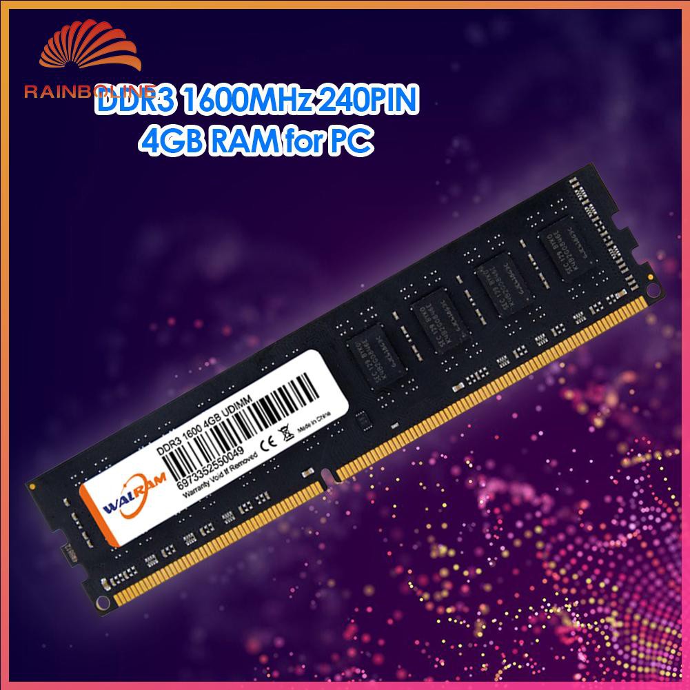 Mô Đun Thẻ Nhớ Ram 4gb 1600mhz Ddr3 240 Pin Ddriii Cho Máy Tính | BigBuy360 - bigbuy360.vn