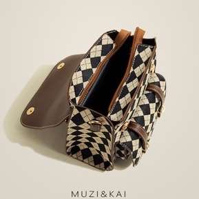 🌸Hàng Order🌸 Túi Xách Muzi&kai Chính Hãng Da Thêu Kiểu Balo Nhỏ Quai Sách Kèm Dây Đeo Da Sang Chảnh Nữ Tính 🌸 Quảng Châu