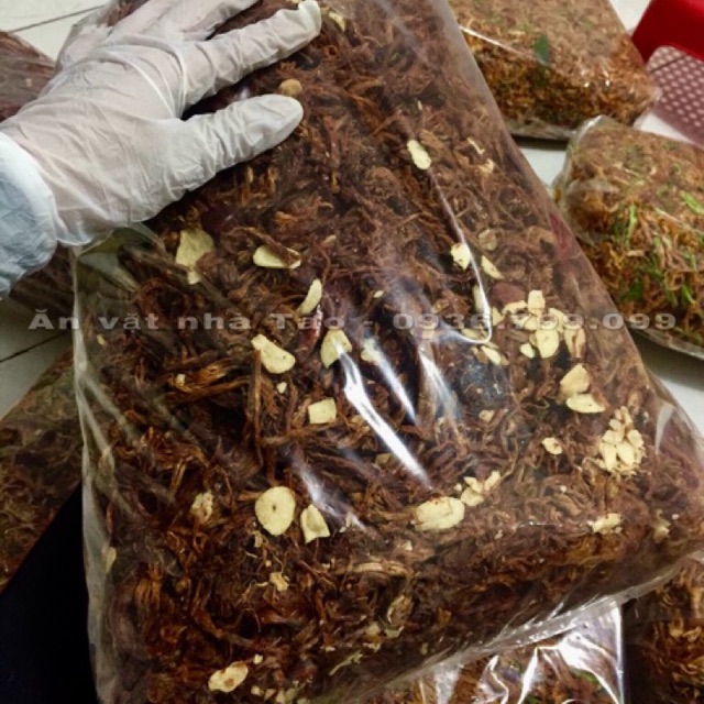 Khô heo bơ đen cháy tỏi (nửa ký - xưởng nhà làm ) | BigBuy360 - bigbuy360.vn