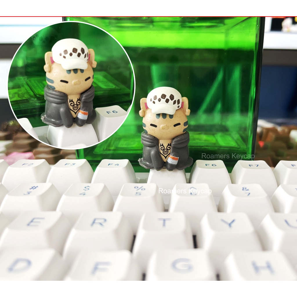 Keycap One Piece nhân vật lẻ Nút Bàn Phím Cơ Xuyên Led